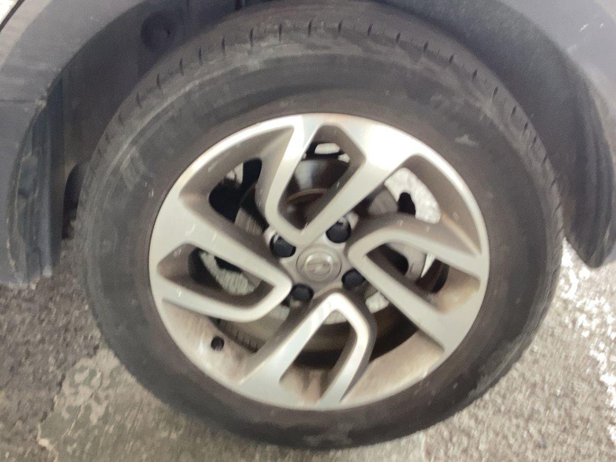 Rear left tire