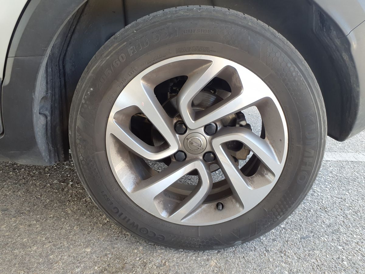Rear left tire