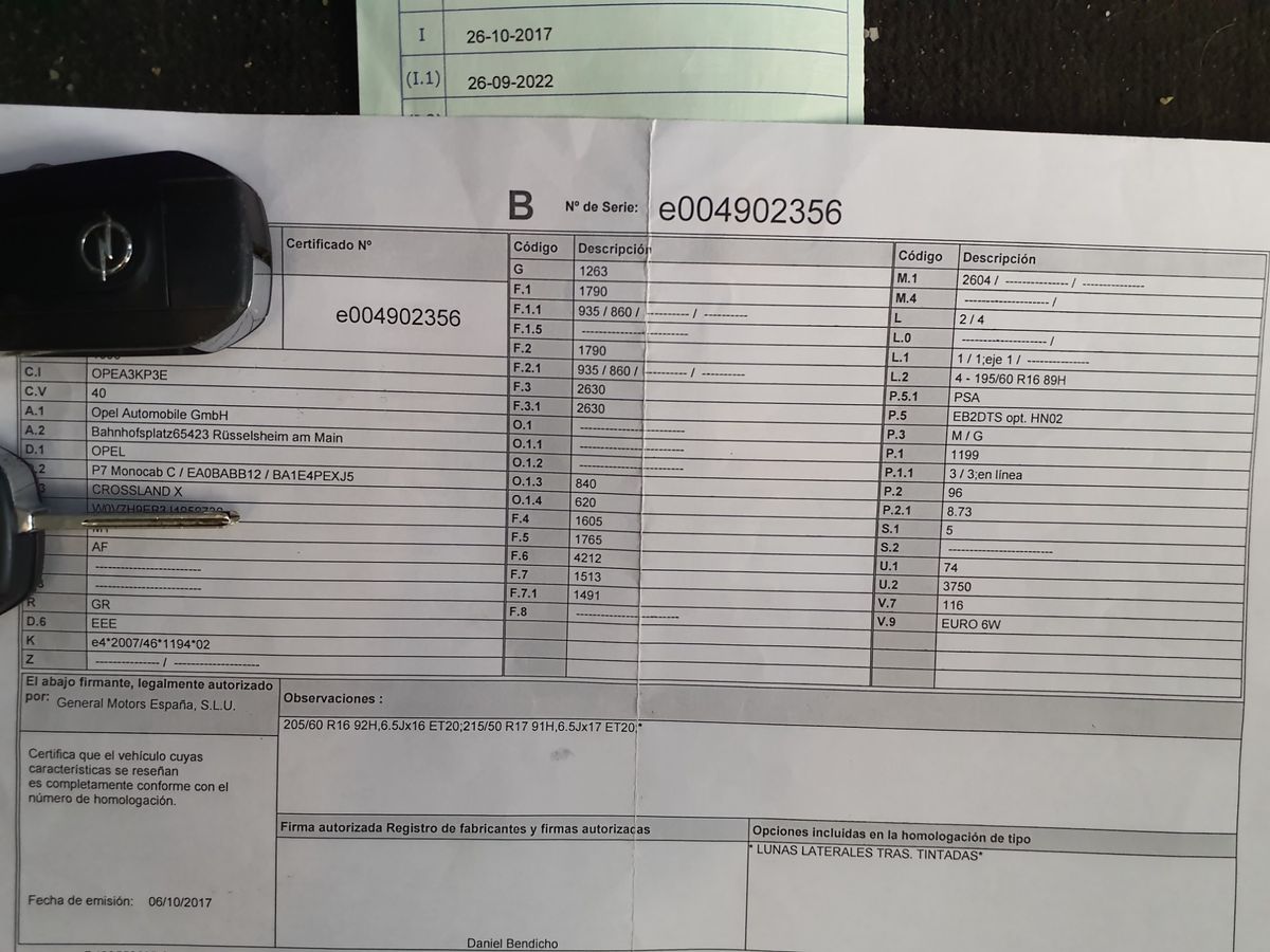 1º matriculación