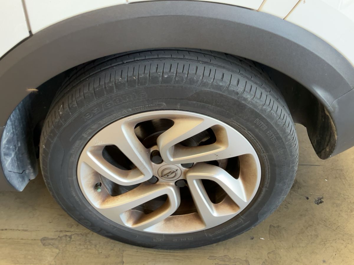 Rear left tire