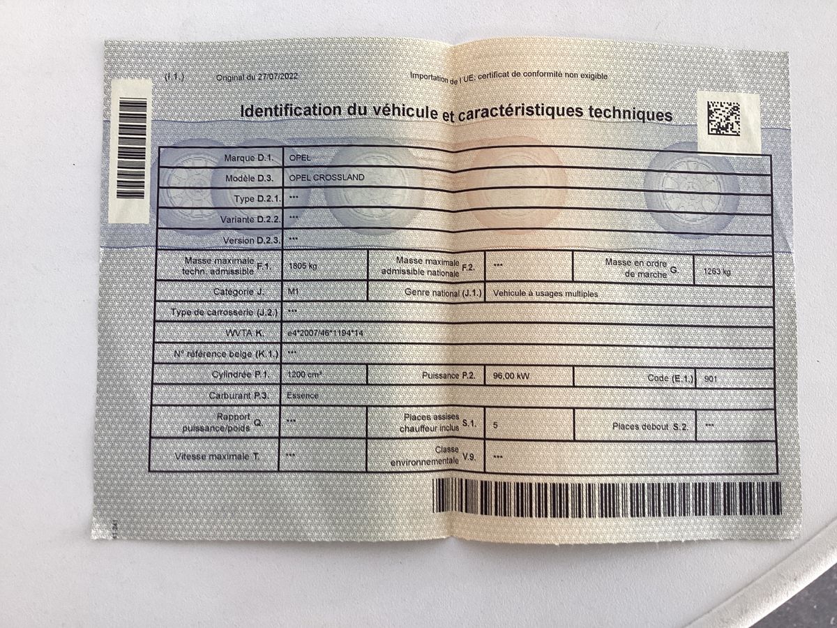 1º matriculación