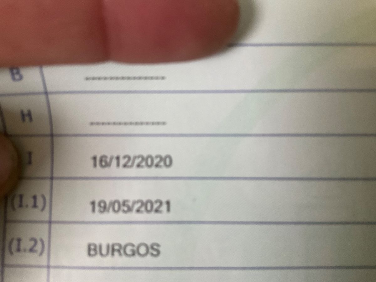 1º matriculación