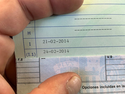 1º matriculación