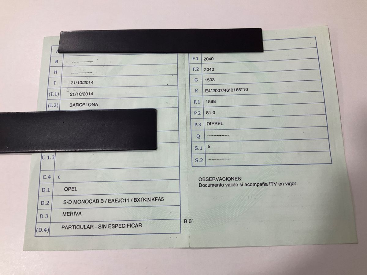 1º matriculación