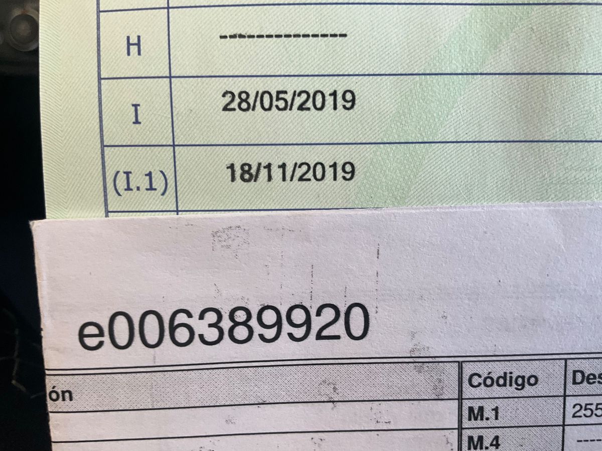 1º matriculación