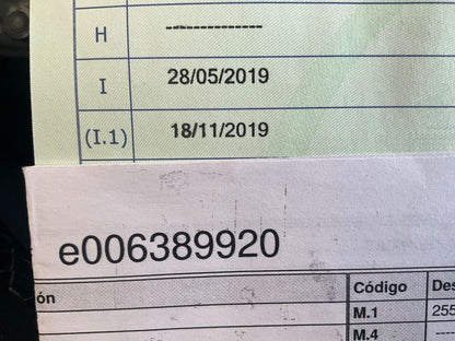 1º matriculación