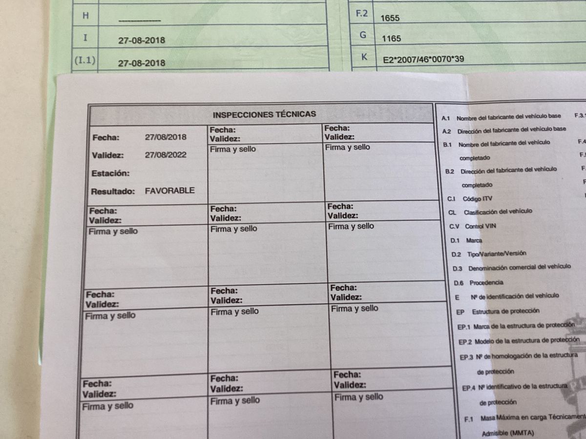 1º matriculación