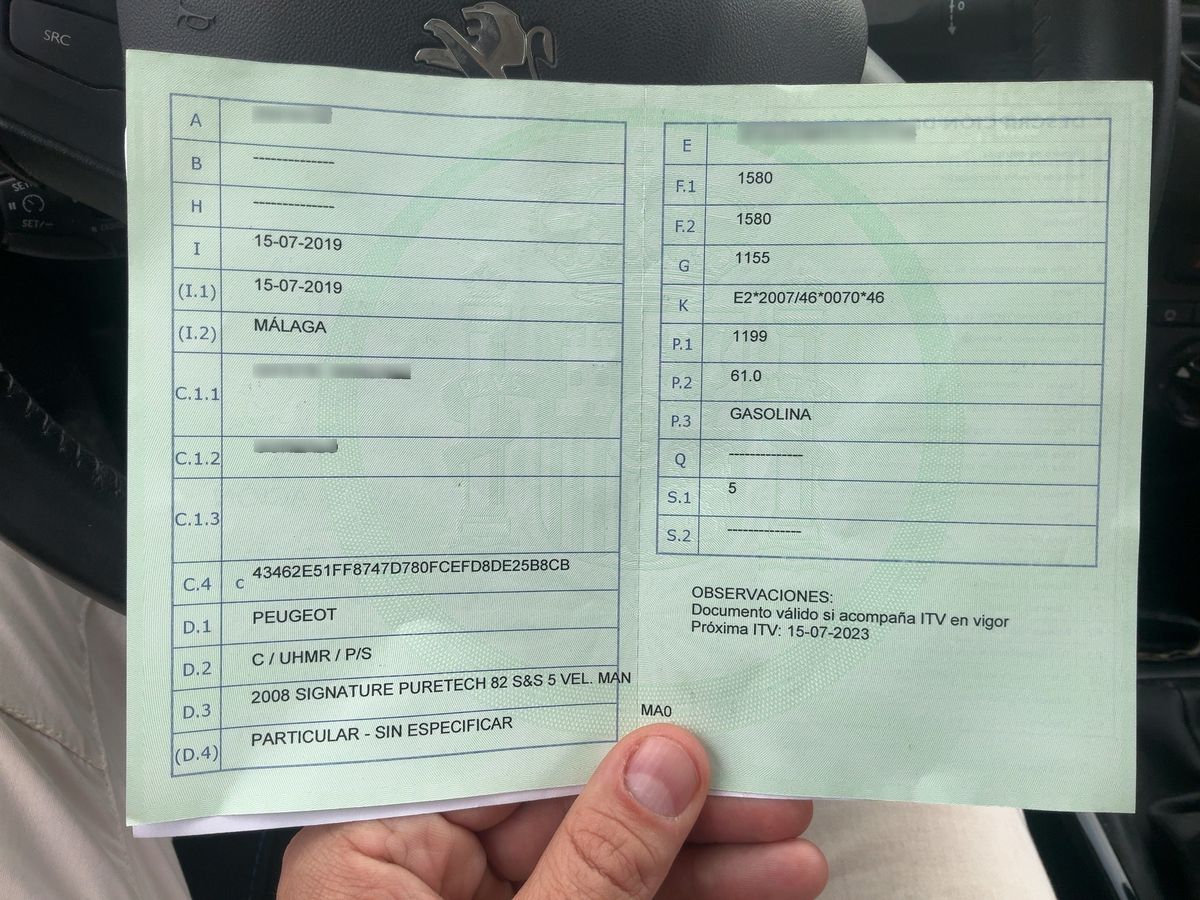 1º matriculación