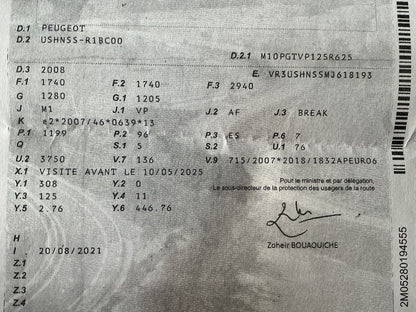 1º matriculación