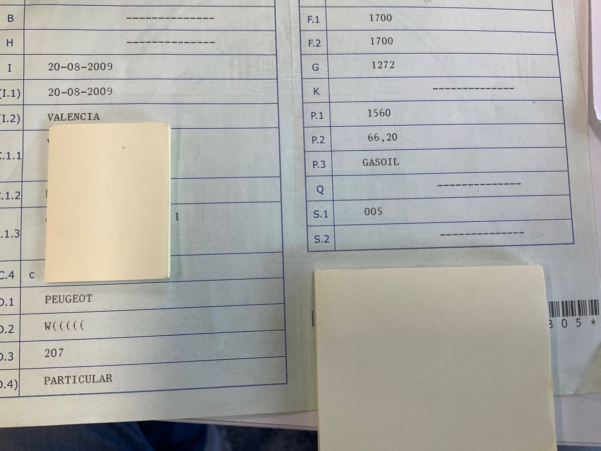 1º matriculación
