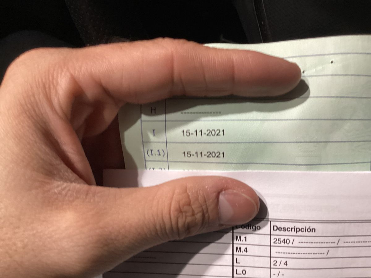 1º matriculación