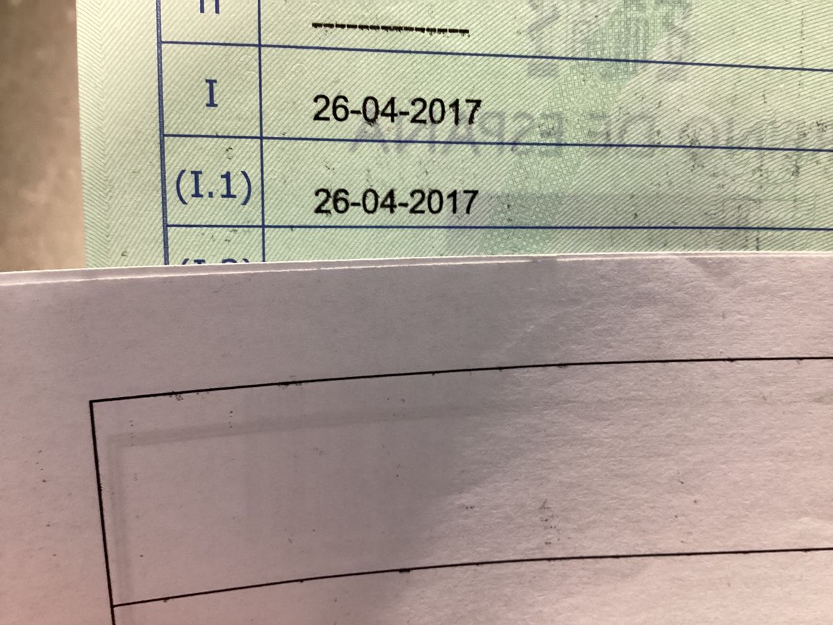 1º matriculación