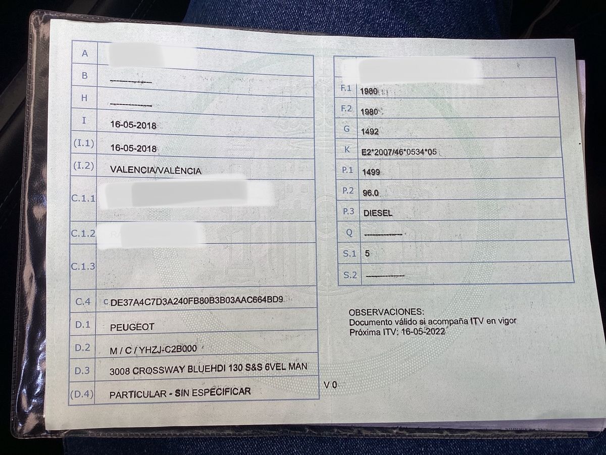 1º matriculación