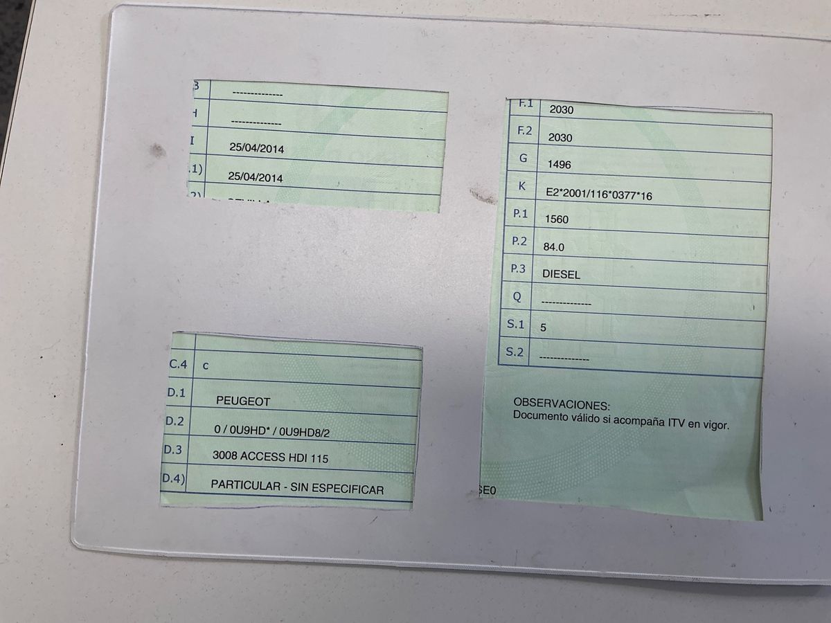 1º matriculación