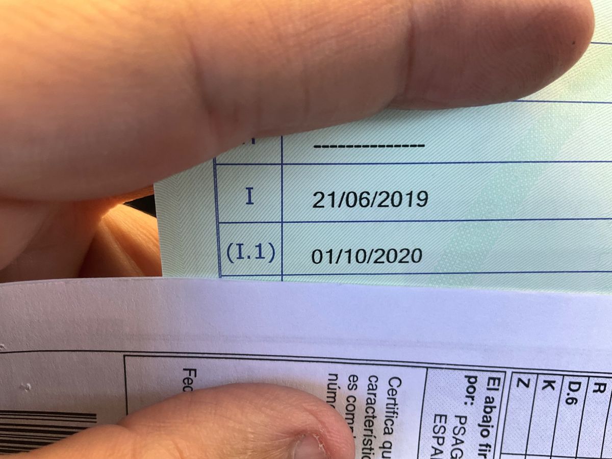 1º matriculación