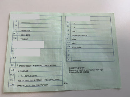 1º matriculación
