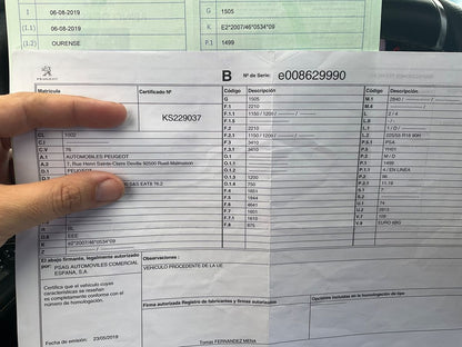 1º matriculación
