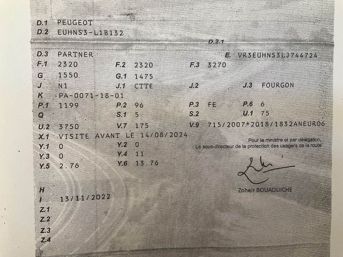 1º matriculación