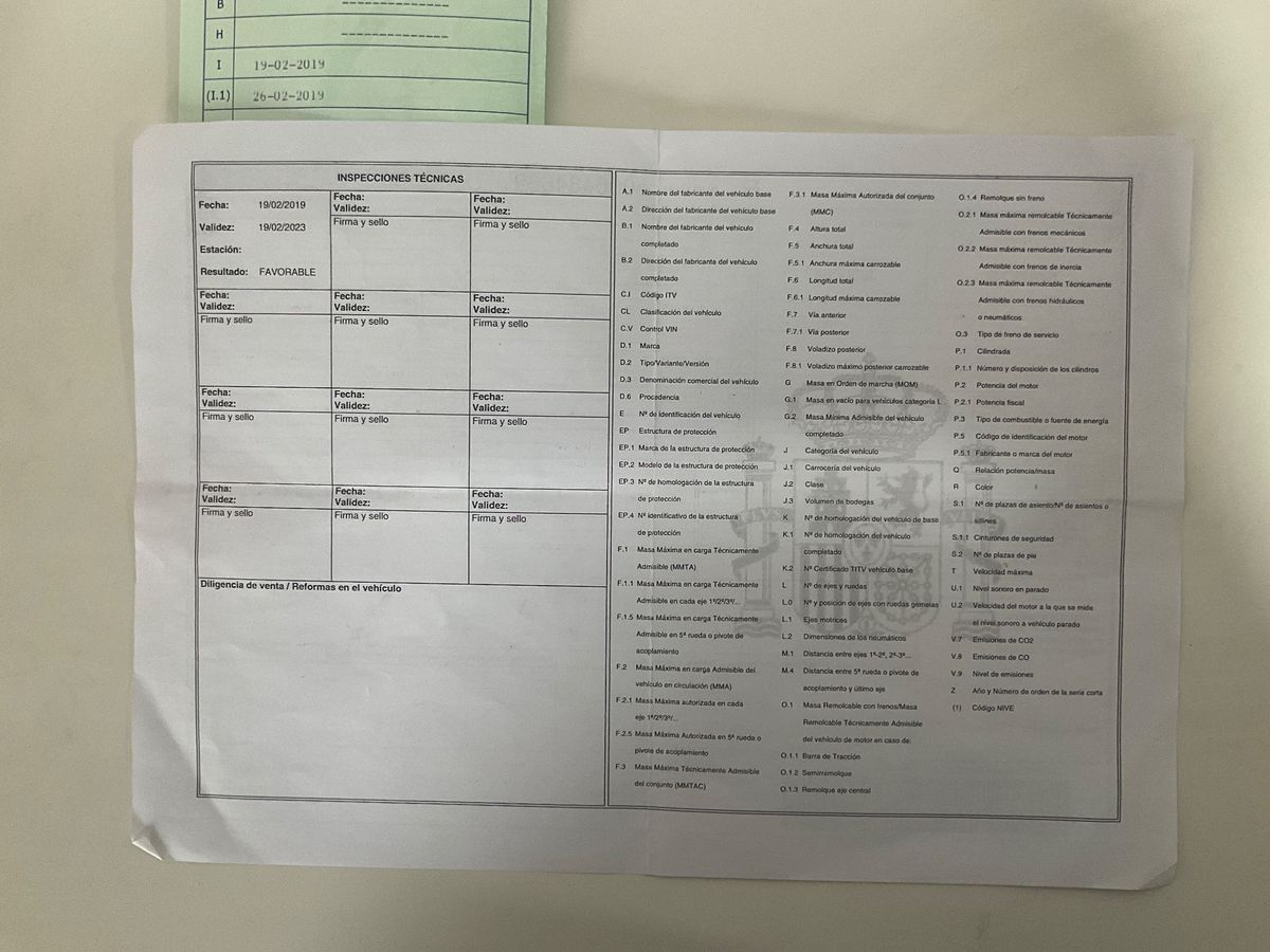 1º matriculación