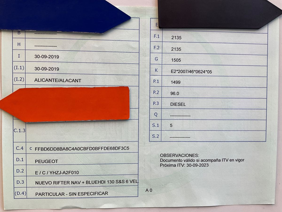 1º matriculación
