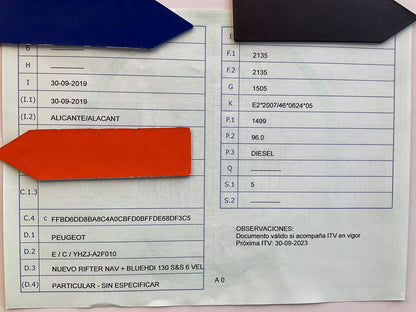 1º matriculación
