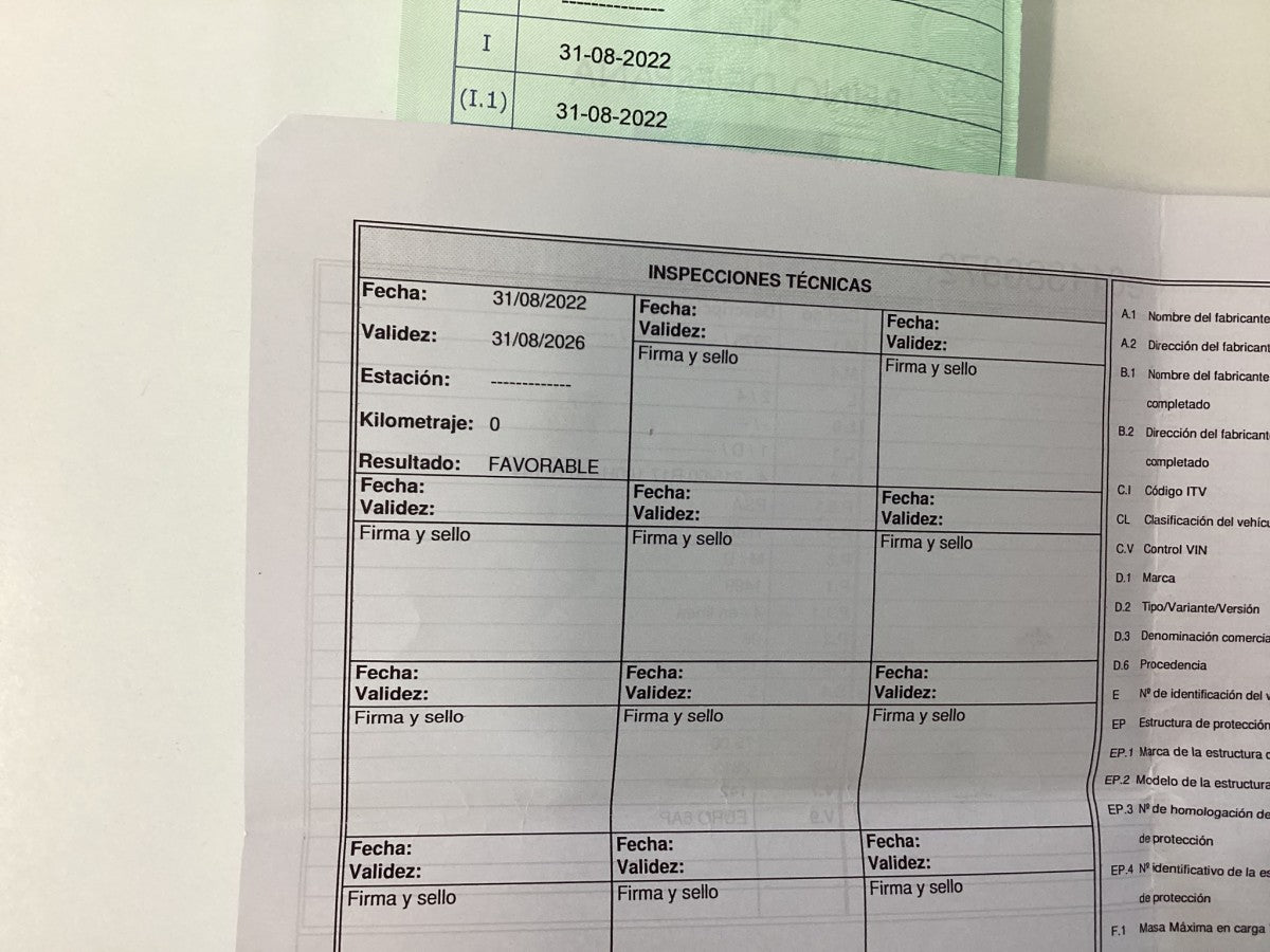 1º matriculación