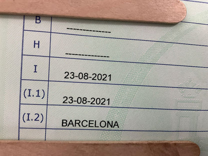 1º matriculación