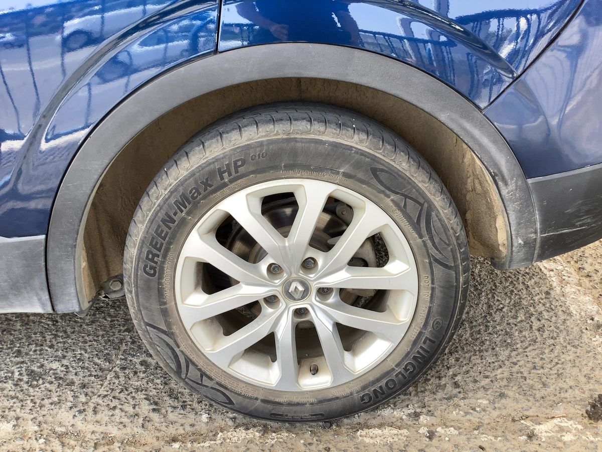 Rear left tire