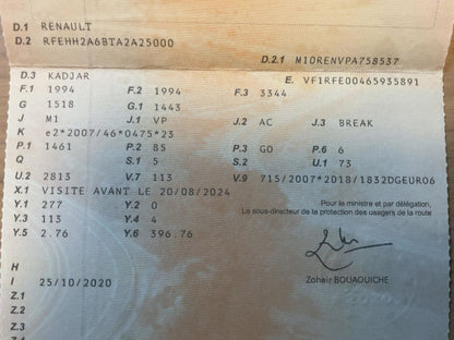 1º matriculación