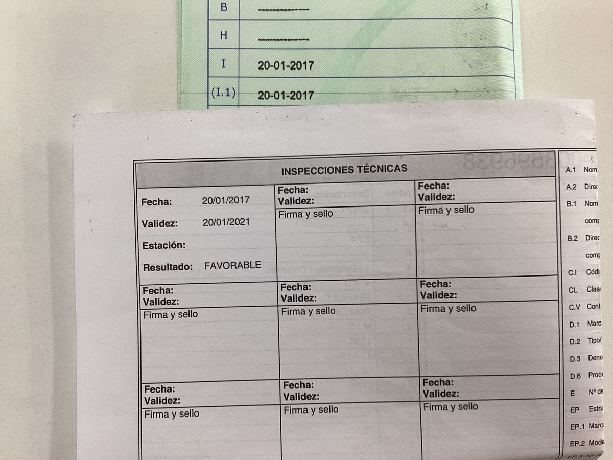 1º matriculación