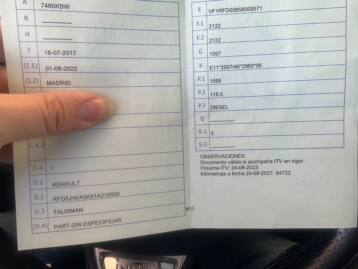 1º matriculación