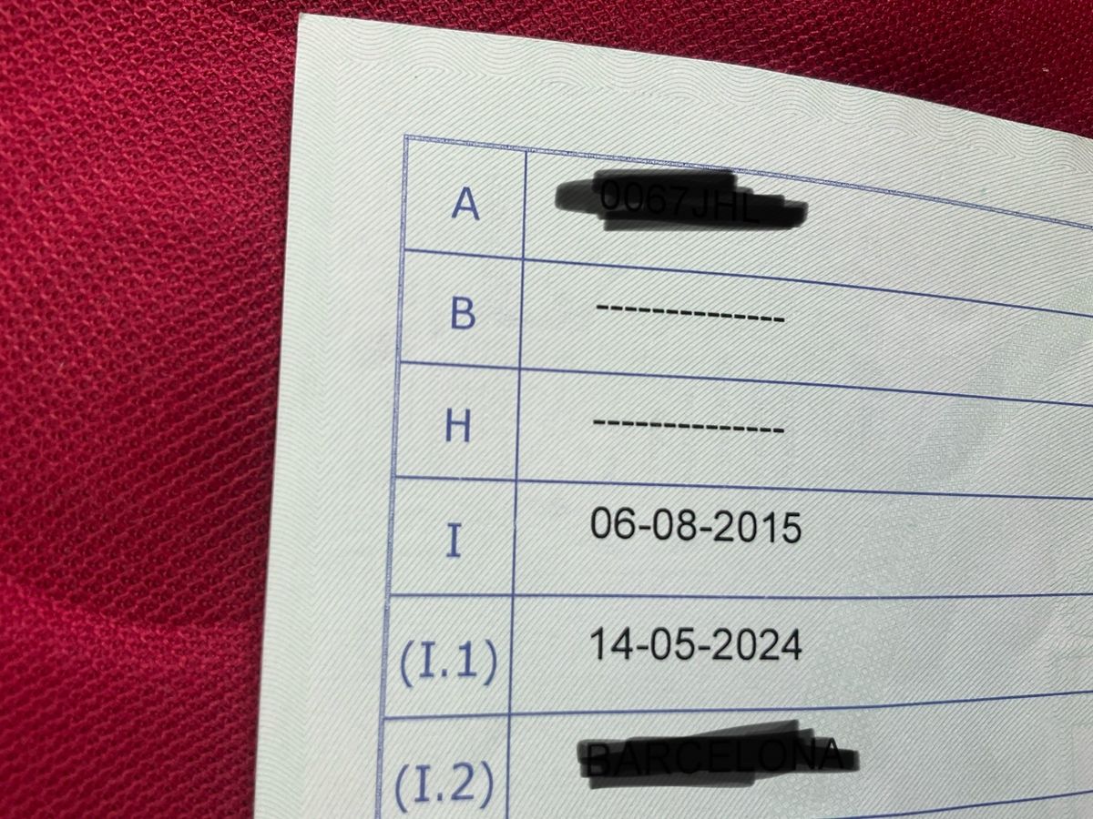 1º matriculación