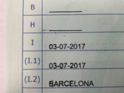 1º matriculación