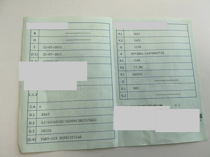 1º matriculación