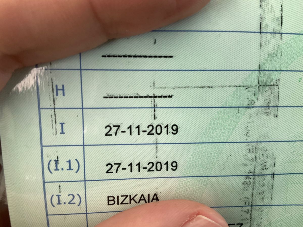 1º matriculación