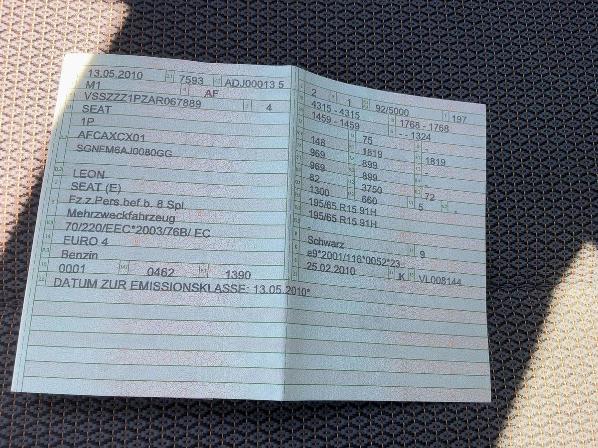 1º matriculación