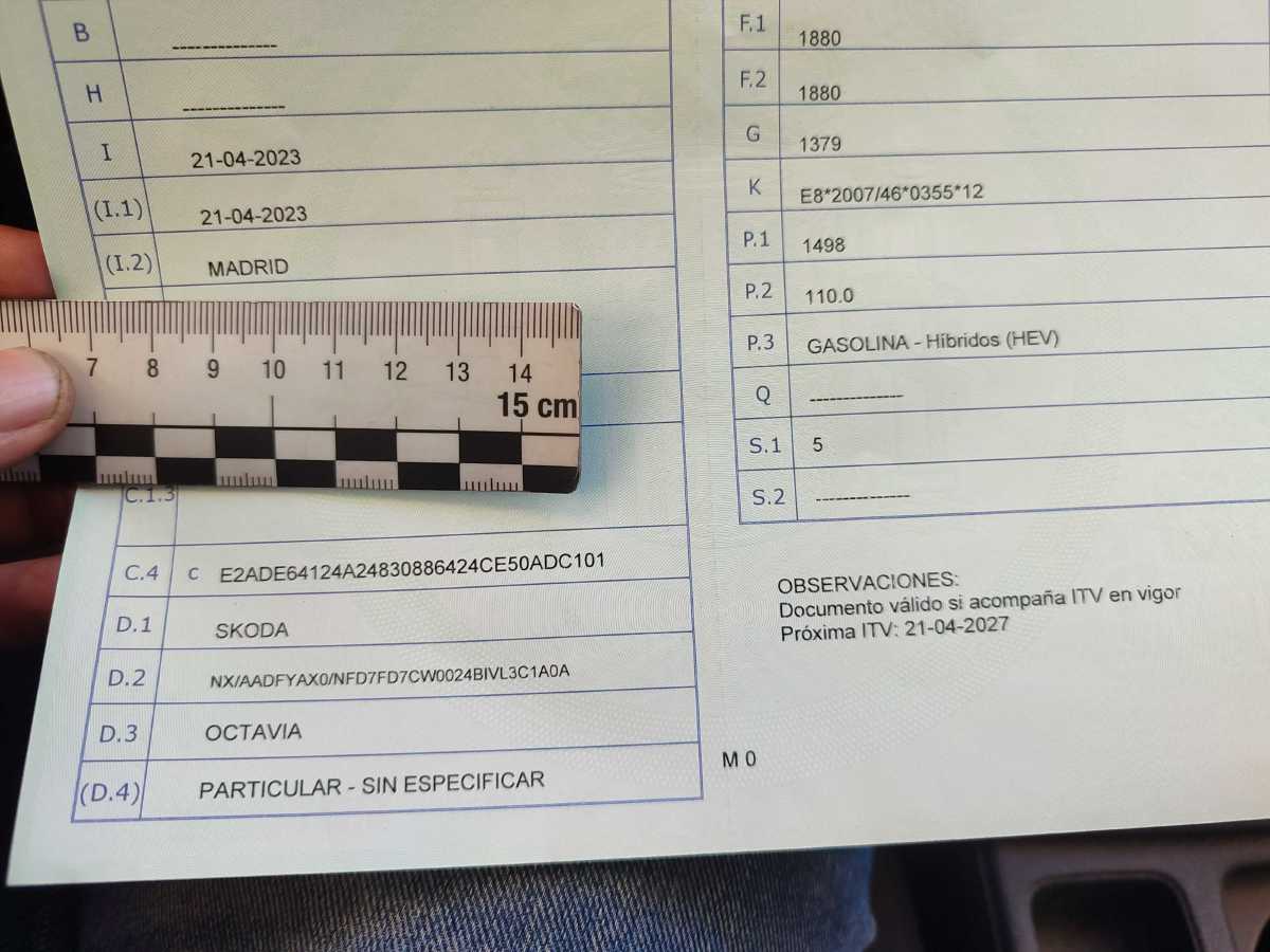 1º matriculación