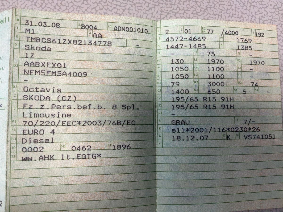 1º matriculación
