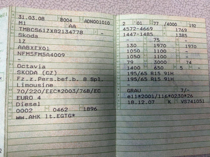 1º matriculación