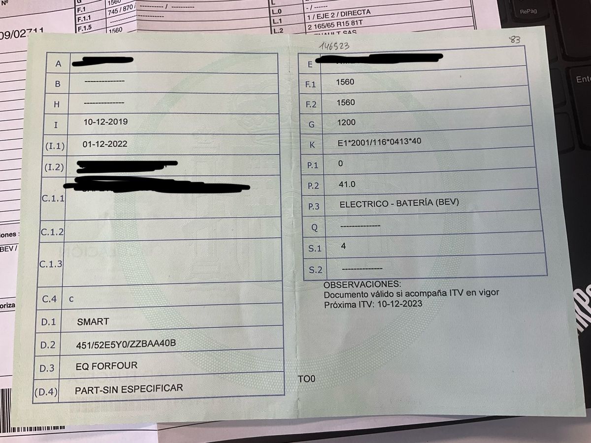 1º matriculación
