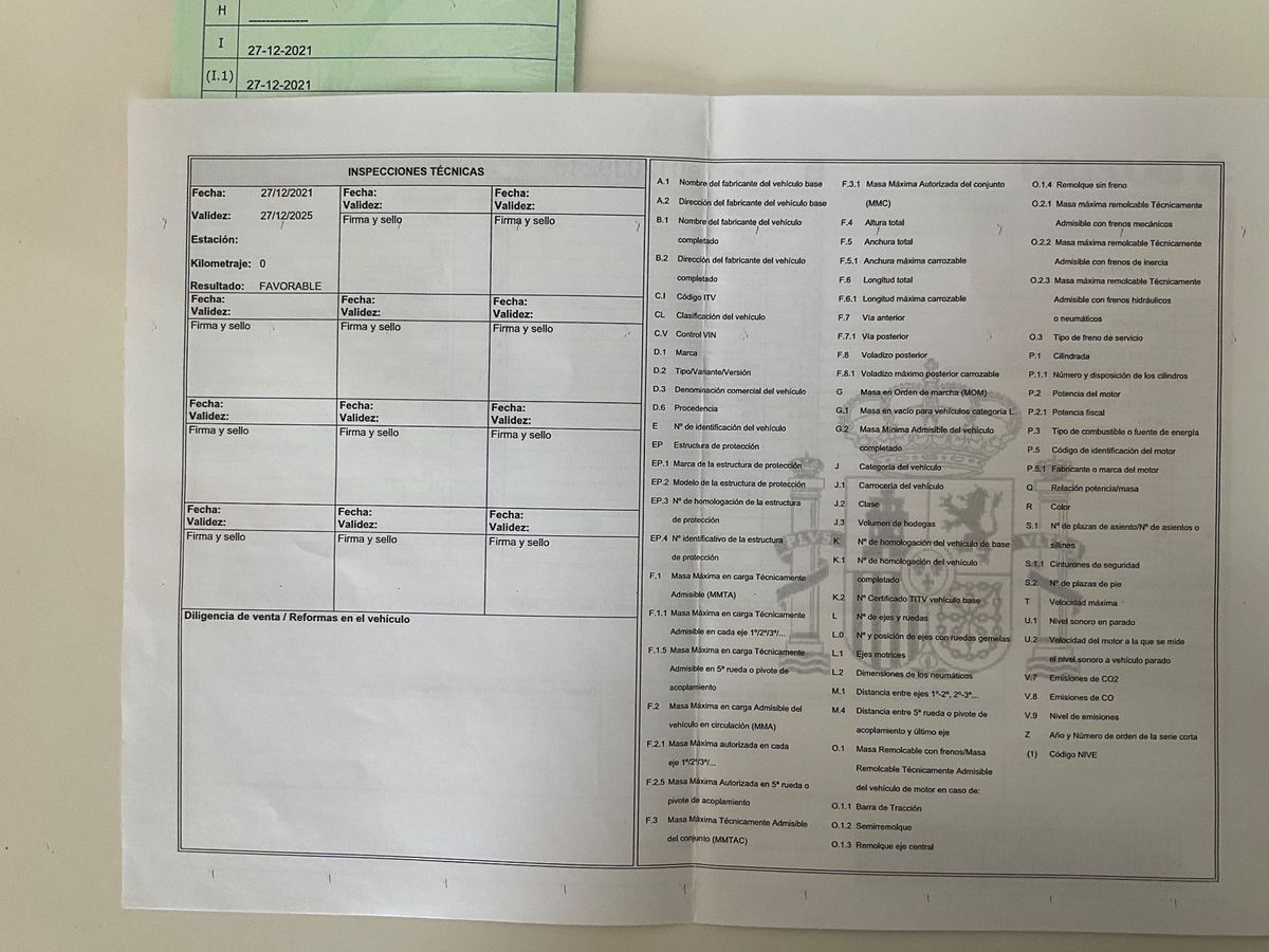 1º matriculación