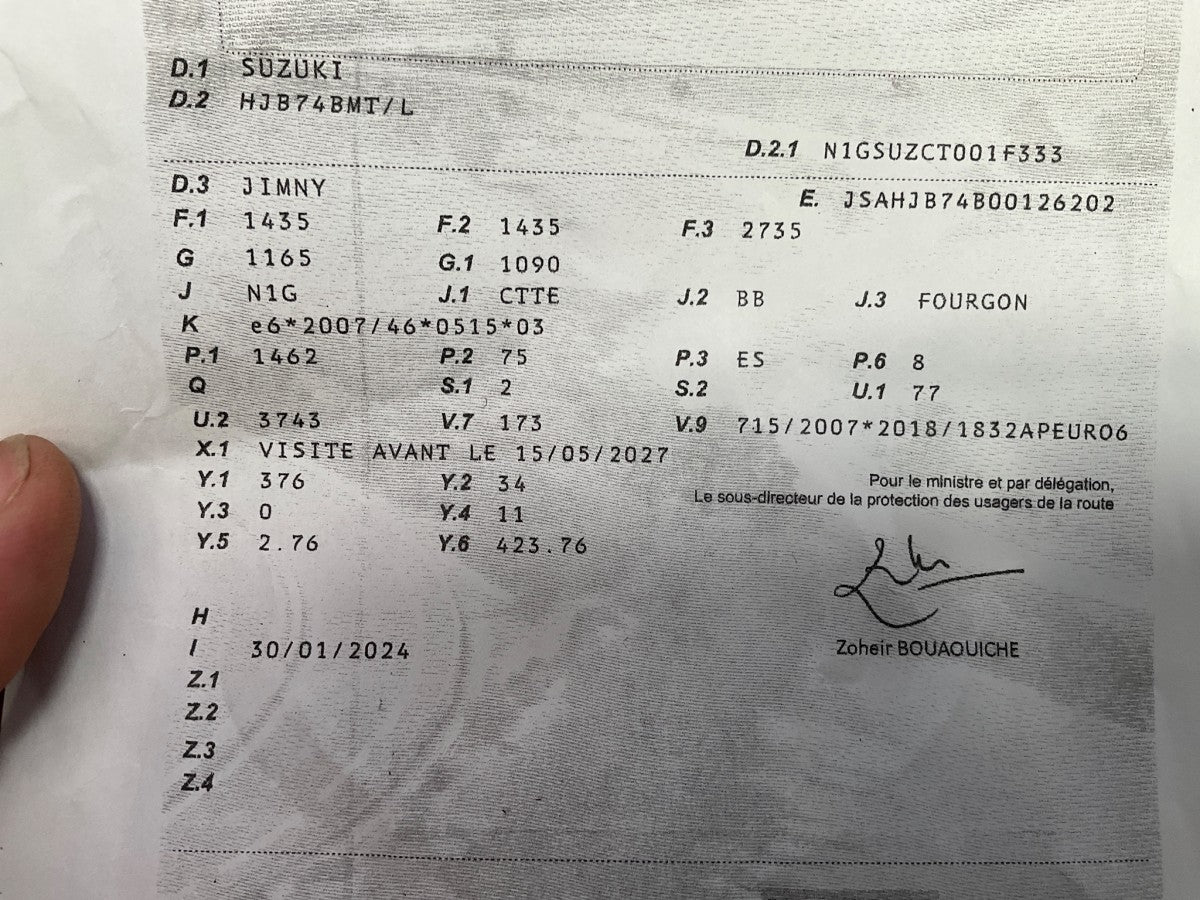 1º matriculación
