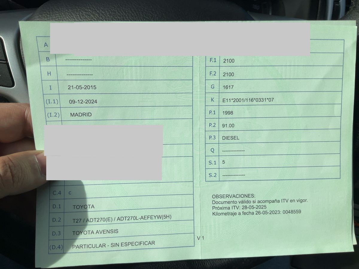 1º matriculación