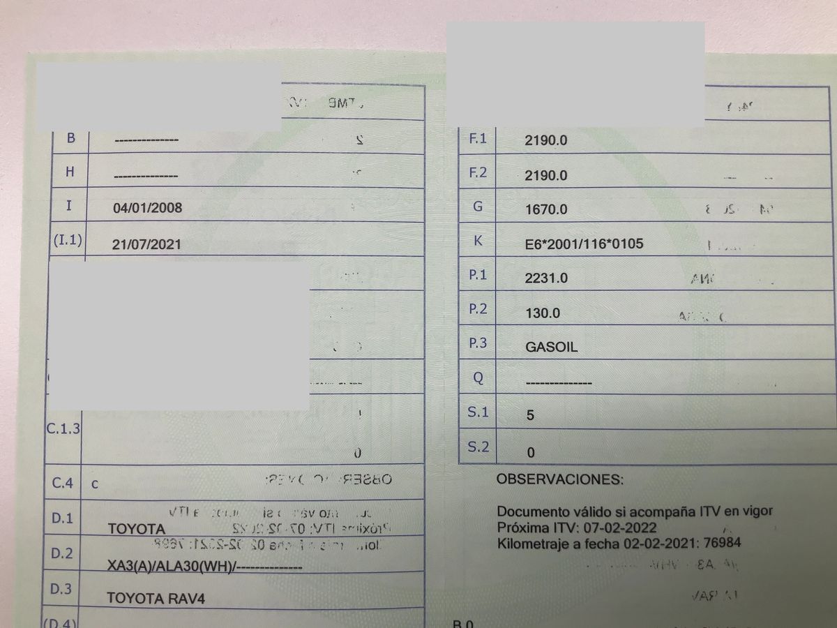 1º matriculación