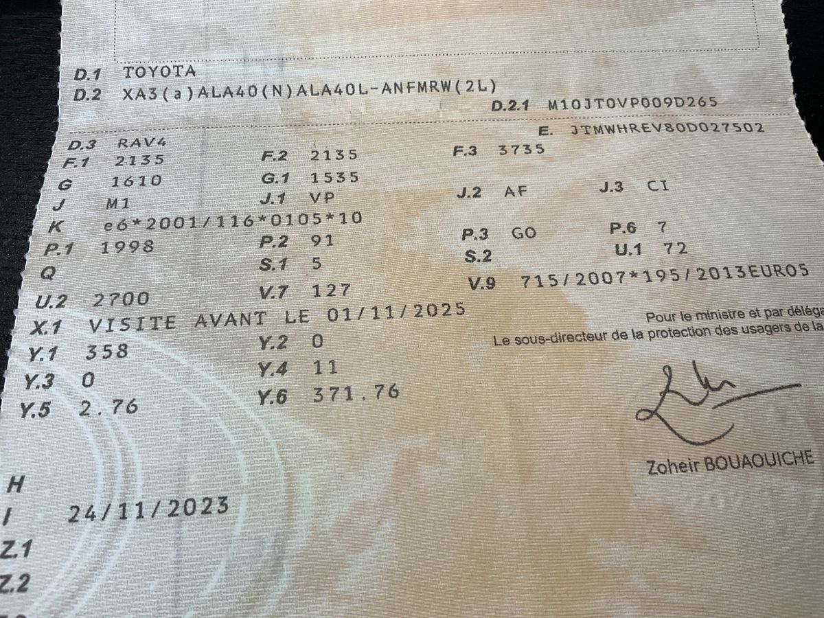 1º matriculación