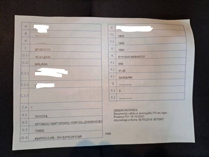 1º matriculación
