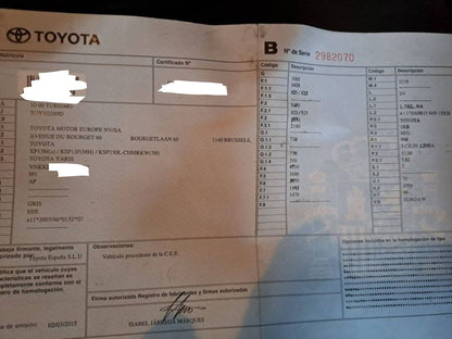 1º matriculación