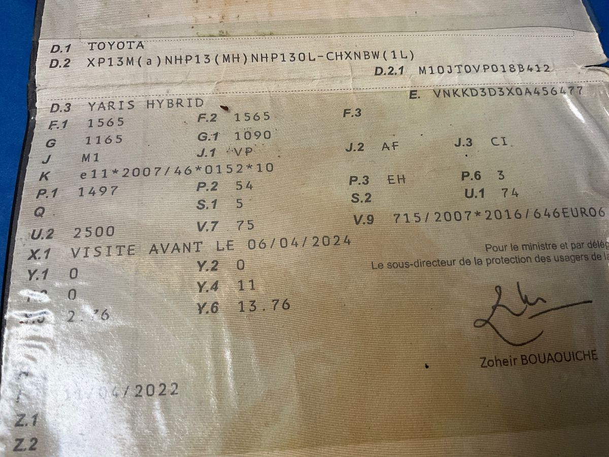 1º matriculación
