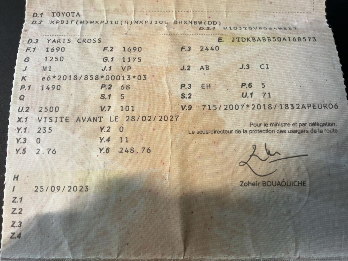 1º matriculación