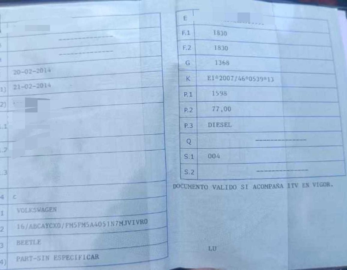 1º matriculación